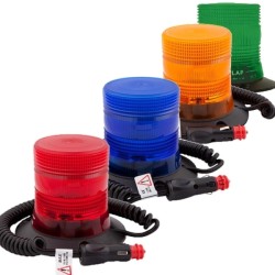 Girofar compact xenon 2W multivoltaj 10-100V cu prindere magnetica - pentru vehicule electrice si motostivuitoare